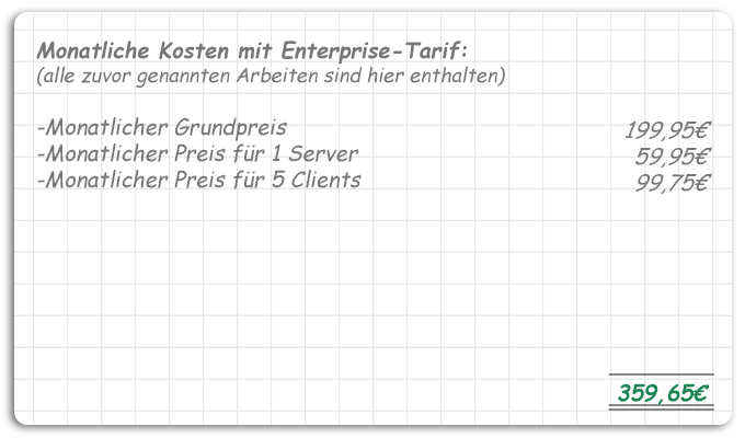 IT Kosten mit Flatrate